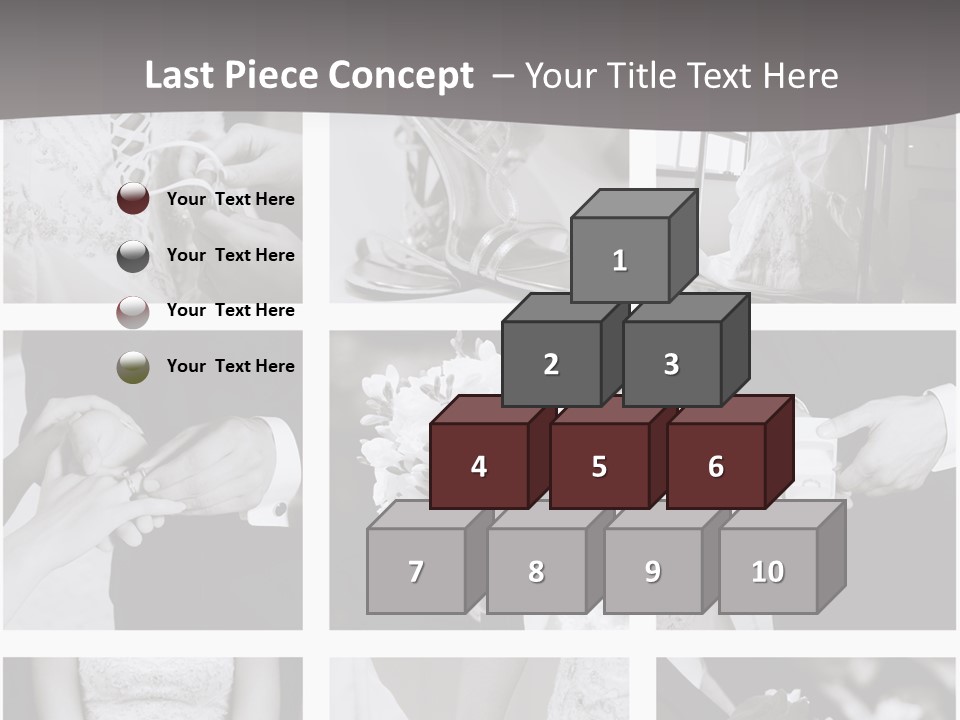 Wedding Collage Backgrounds PowerPoint Template