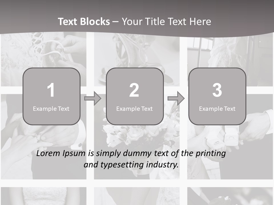 Wedding Collage Backgrounds PowerPoint Template