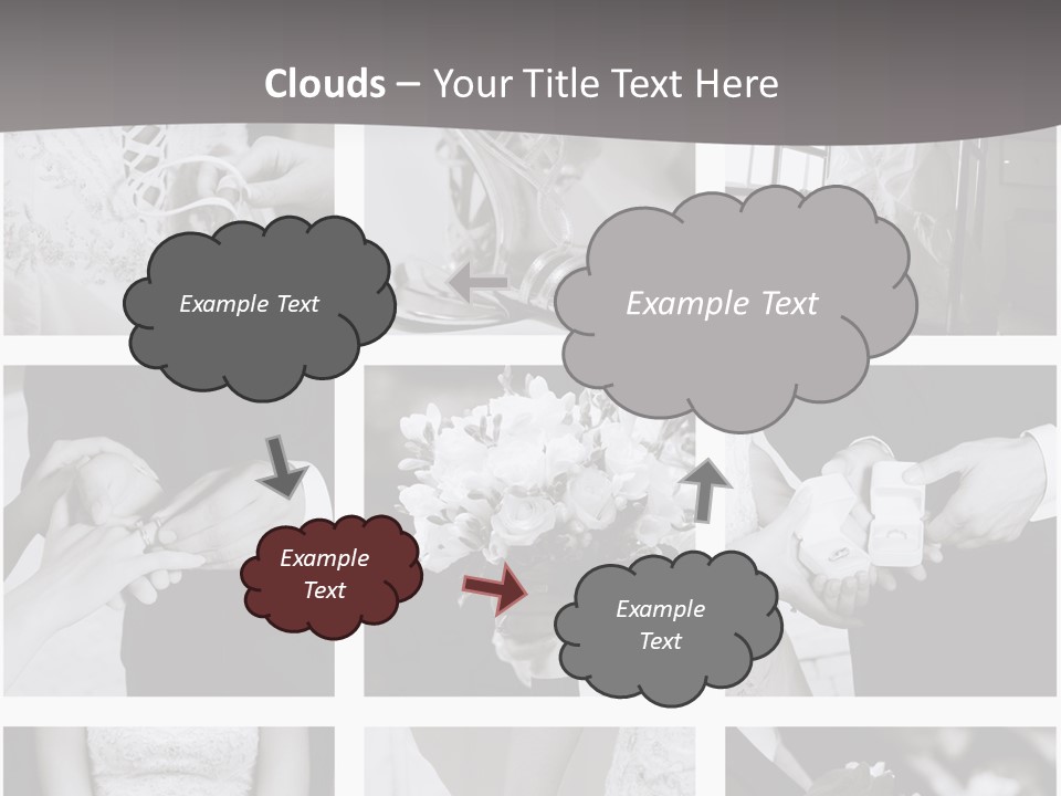 Wedding Collage Backgrounds PowerPoint Template