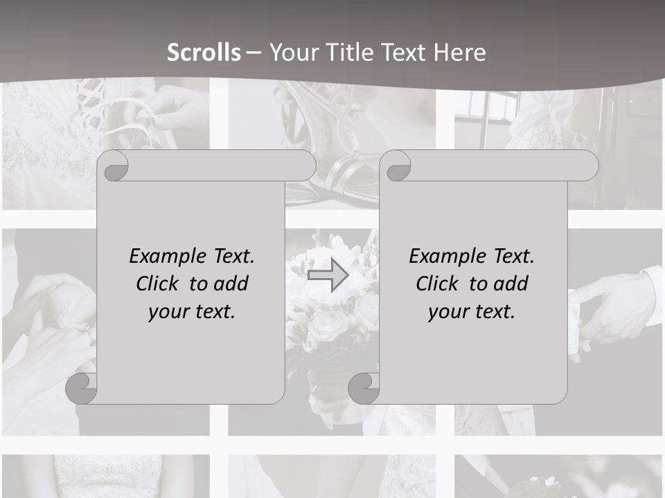 Wedding Collage Backgrounds PowerPoint Template