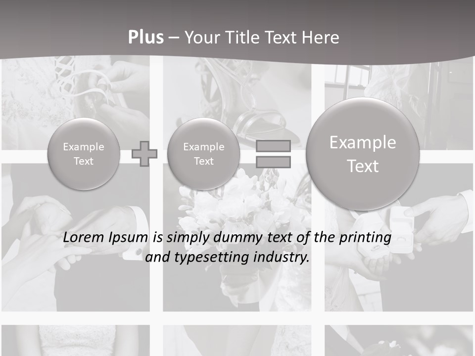 Wedding Collage Backgrounds PowerPoint Template