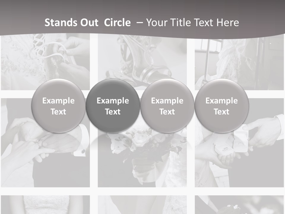 Wedding Collage Backgrounds PowerPoint Template