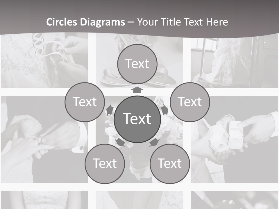 Wedding Collage Backgrounds PowerPoint Template