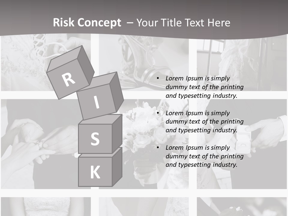 Wedding Collage Backgrounds PowerPoint Template