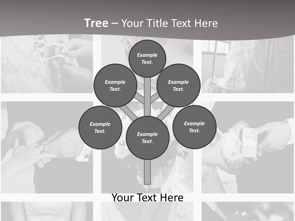 Wedding Collage Backgrounds PowerPoint Template