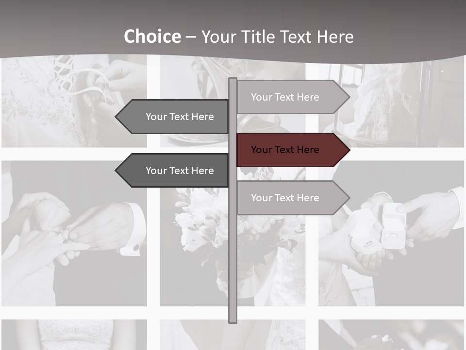 Wedding Collage Backgrounds PowerPoint Template