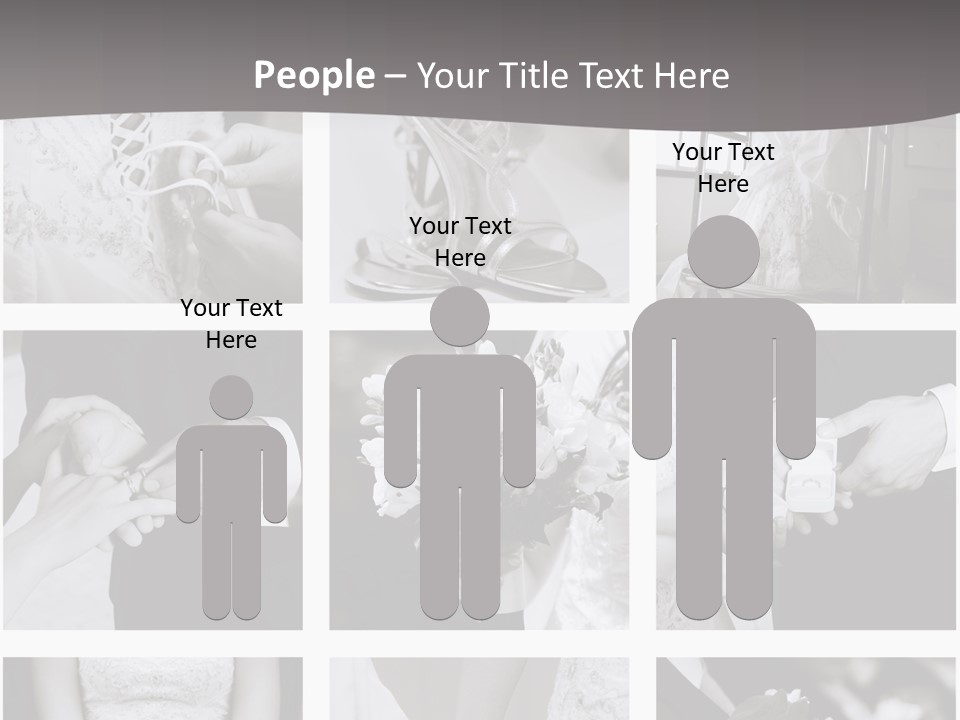 Wedding Collage Backgrounds PowerPoint Template