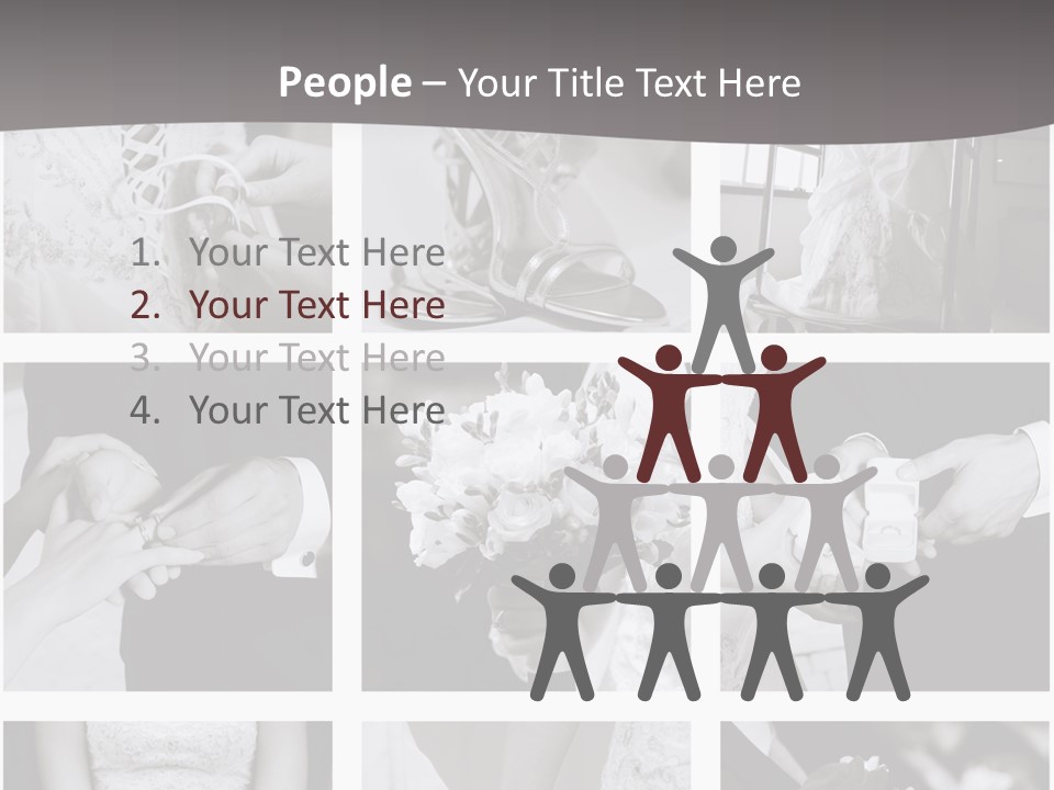 Wedding Collage Backgrounds PowerPoint Template