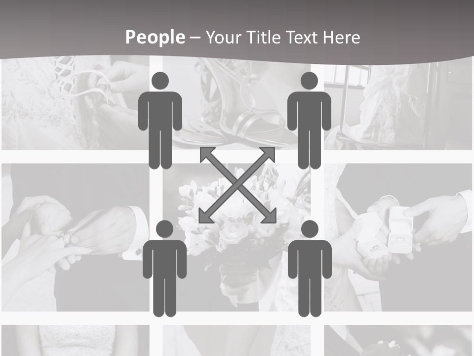 Wedding Collage Backgrounds PowerPoint Template