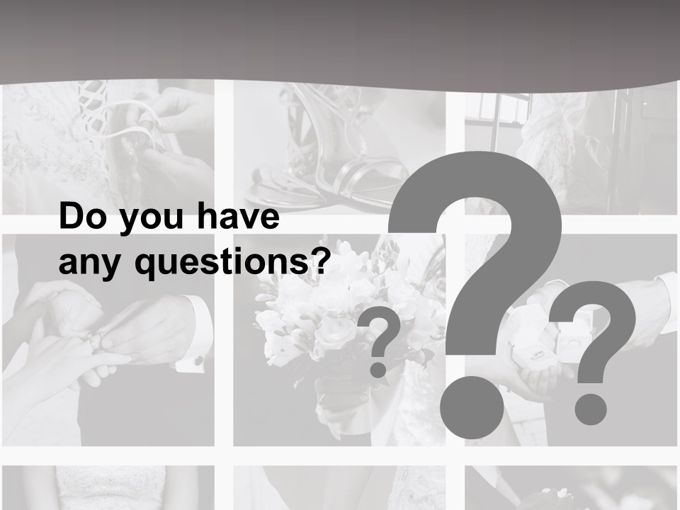 Wedding Collage Backgrounds PowerPoint Template