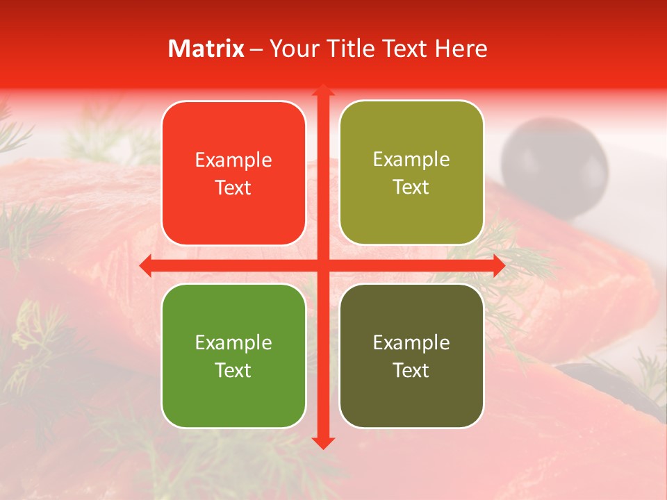 Seafood Object Refreshment PowerPoint Template