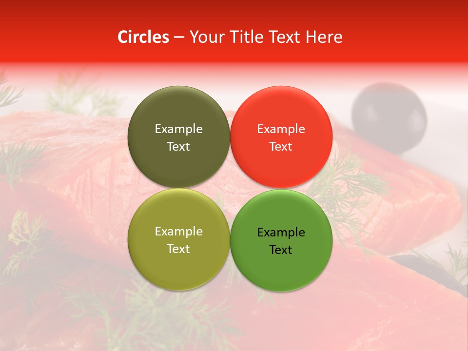 Seafood Object Refreshment PowerPoint Template