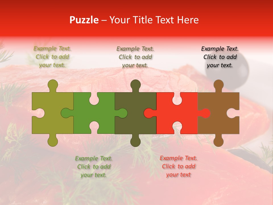 Seafood Object Refreshment PowerPoint Template