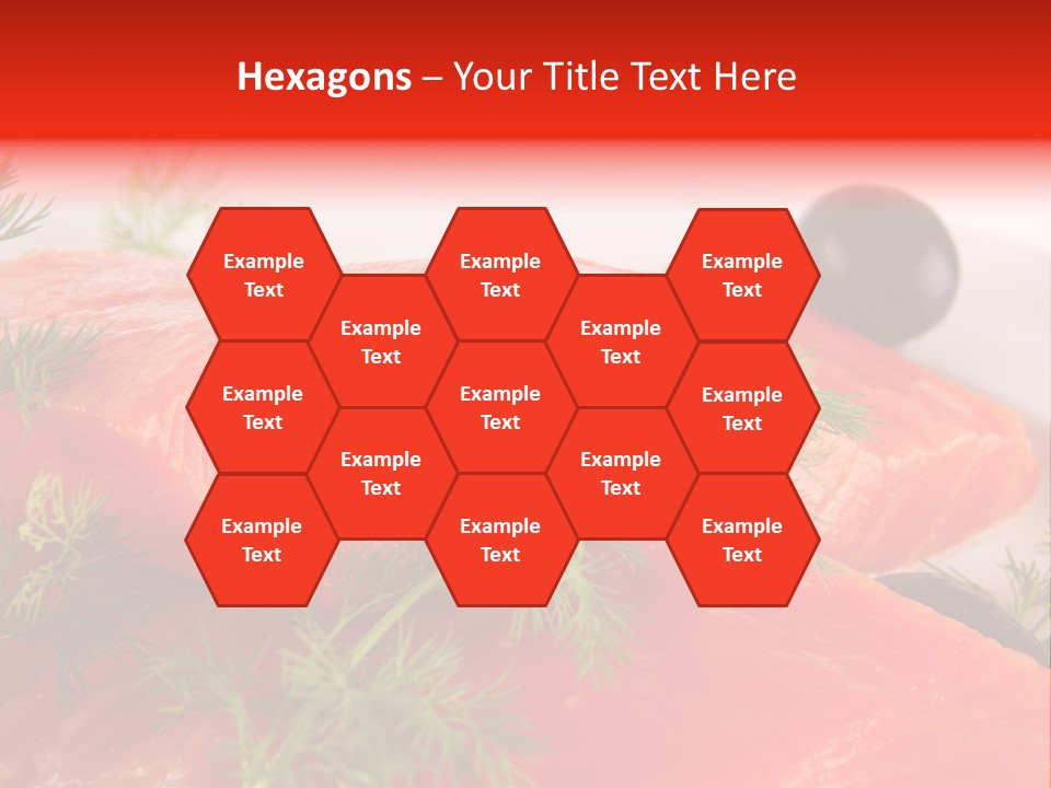 Seafood Object Refreshment PowerPoint Template