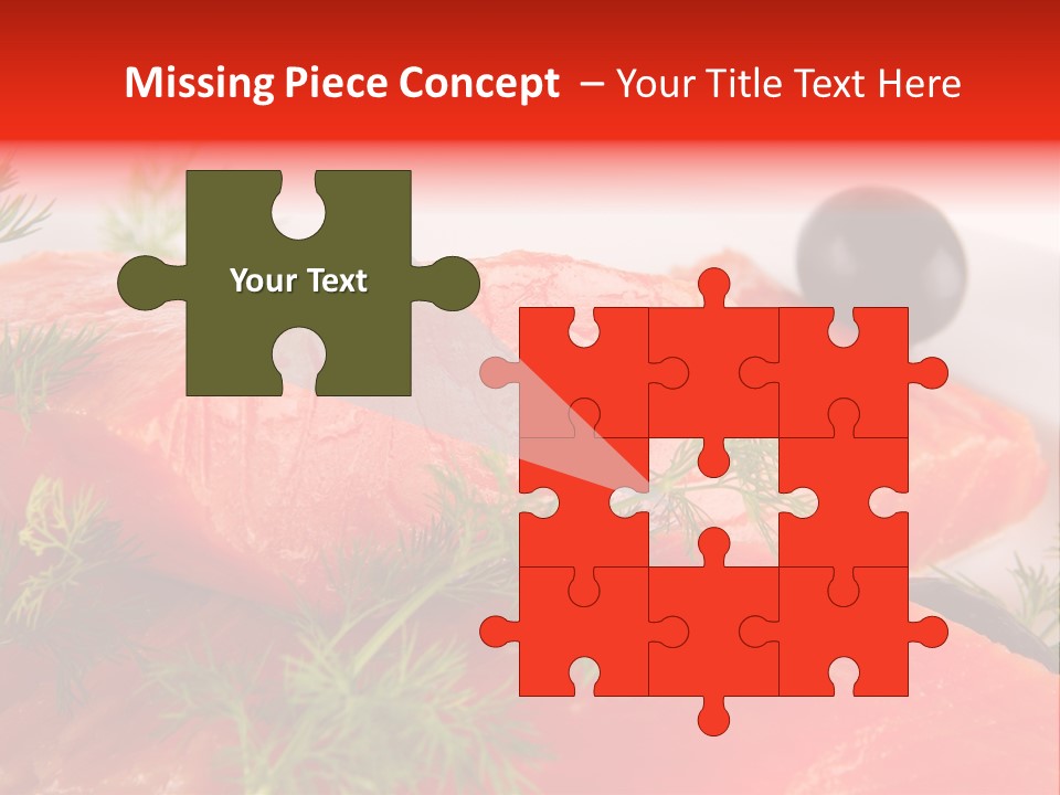 Seafood Object Refreshment PowerPoint Template