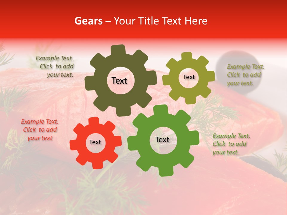 Seafood Object Refreshment PowerPoint Template