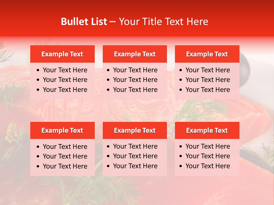 Seafood Object Refreshment PowerPoint Template