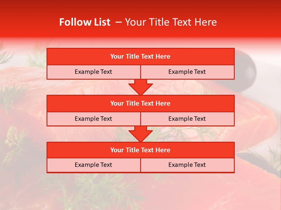 Seafood Object Refreshment PowerPoint Template
