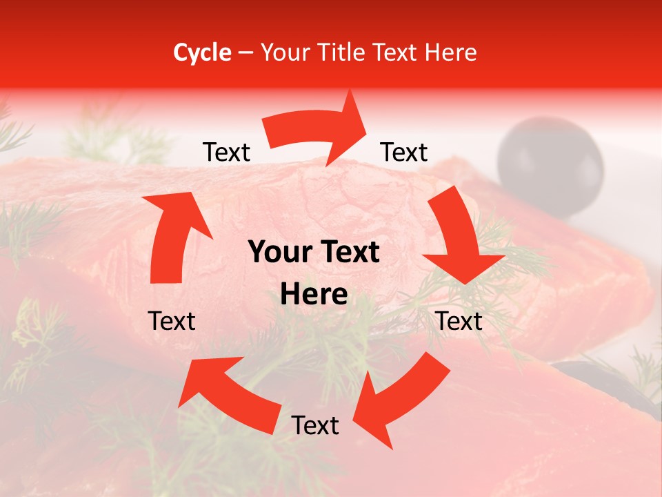 Seafood Object Refreshment PowerPoint Template