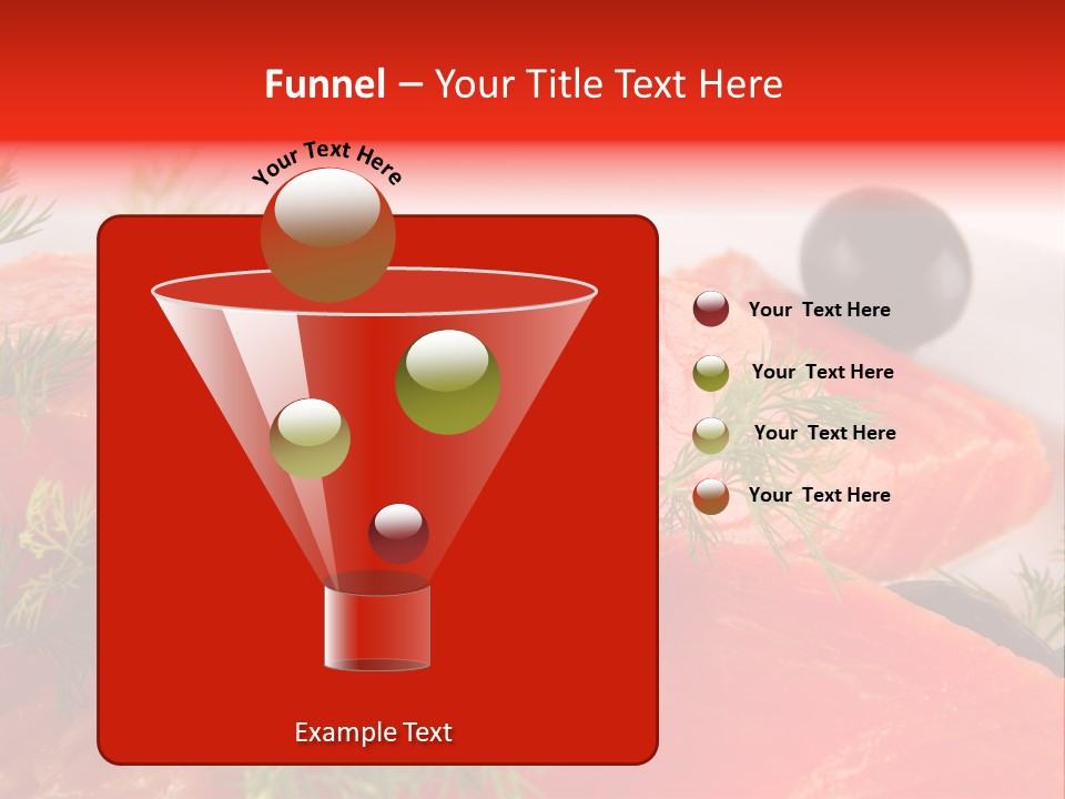 Seafood Object Refreshment PowerPoint Template