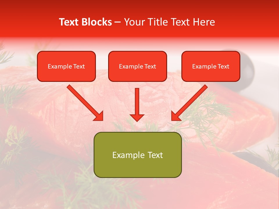 Seafood Object Refreshment PowerPoint Template