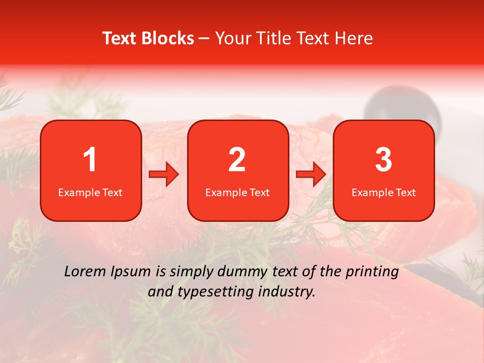 Seafood Object Refreshment PowerPoint Template