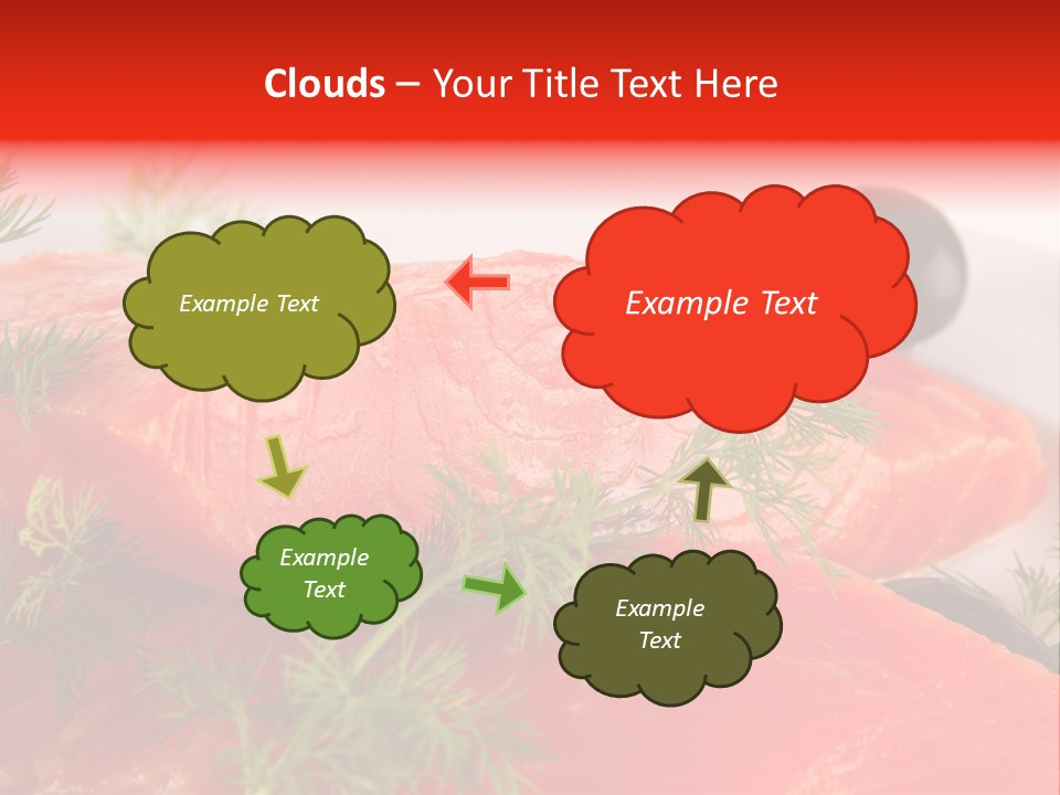 Seafood Object Refreshment PowerPoint Template