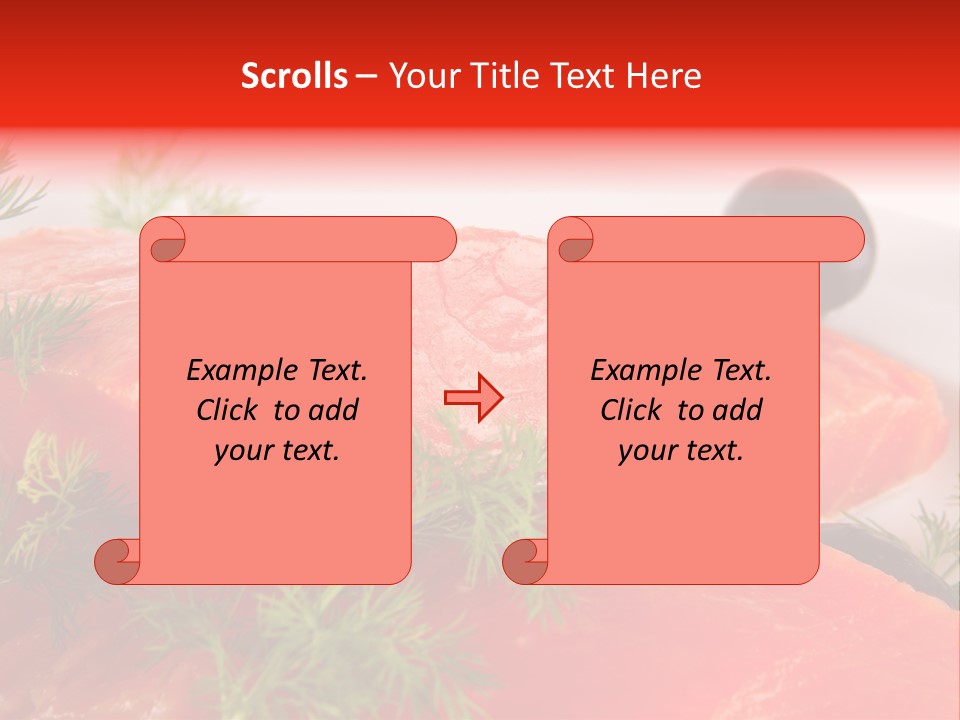 Seafood Object Refreshment PowerPoint Template