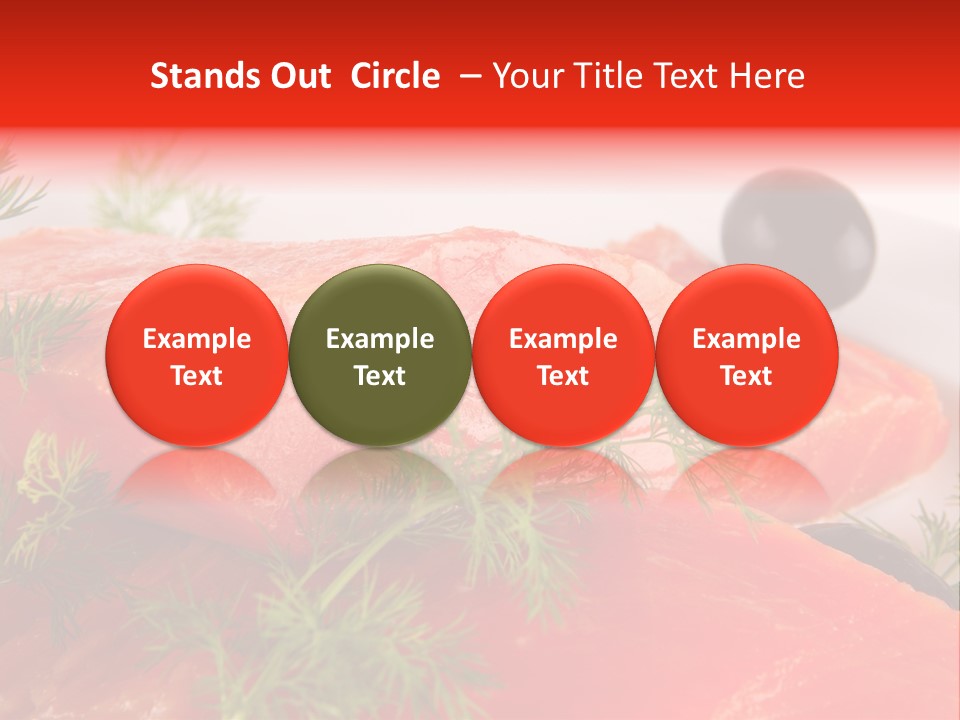 Seafood Object Refreshment PowerPoint Template