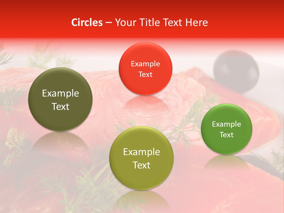 Seafood Object Refreshment PowerPoint Template