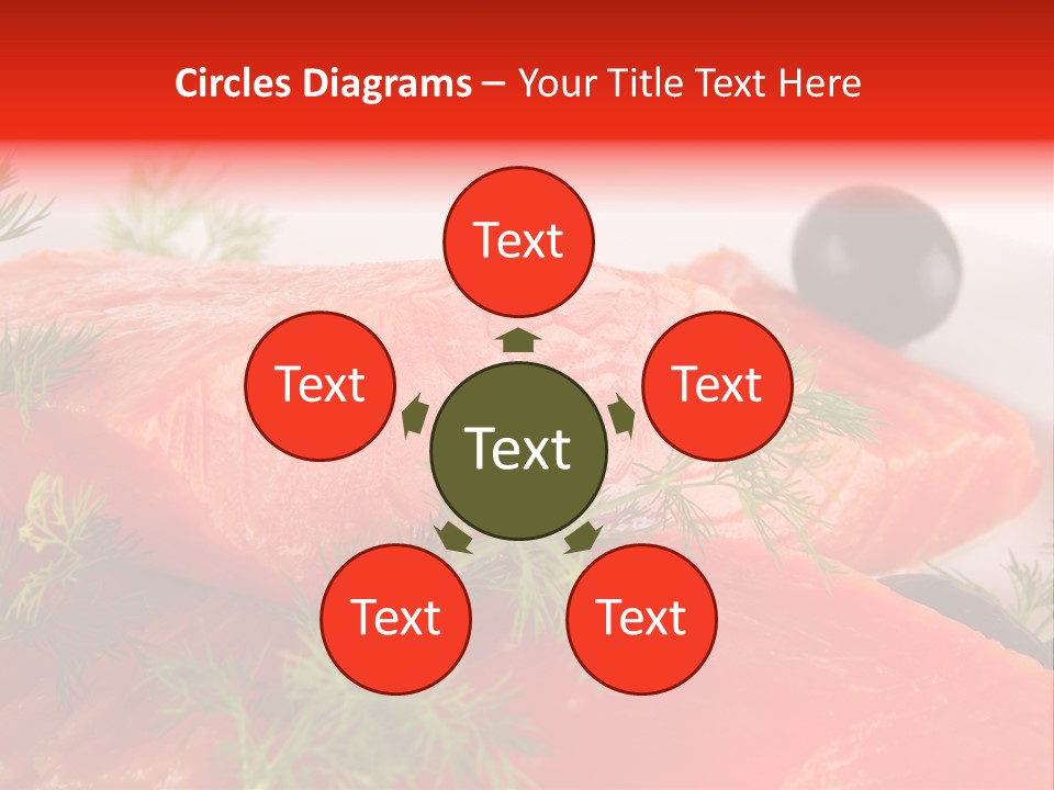 Seafood Object Refreshment PowerPoint Template