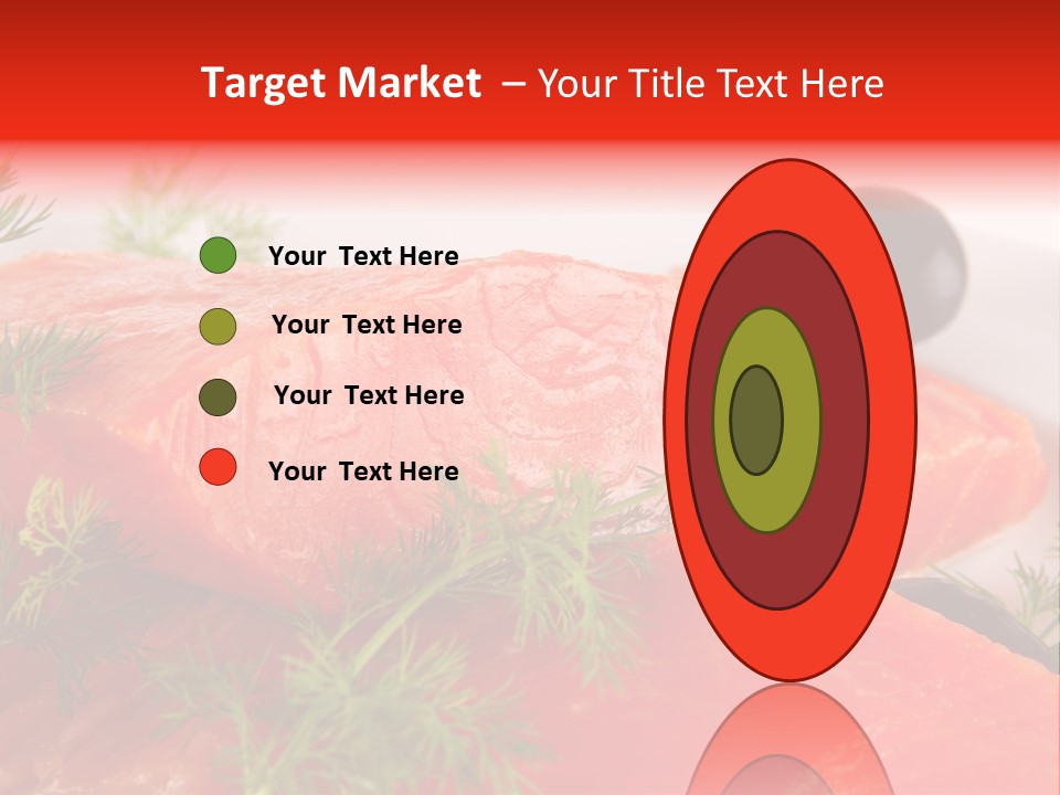 Seafood Object Refreshment PowerPoint Template