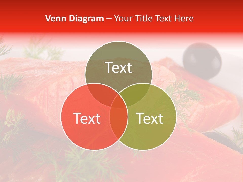 Seafood Object Refreshment PowerPoint Template