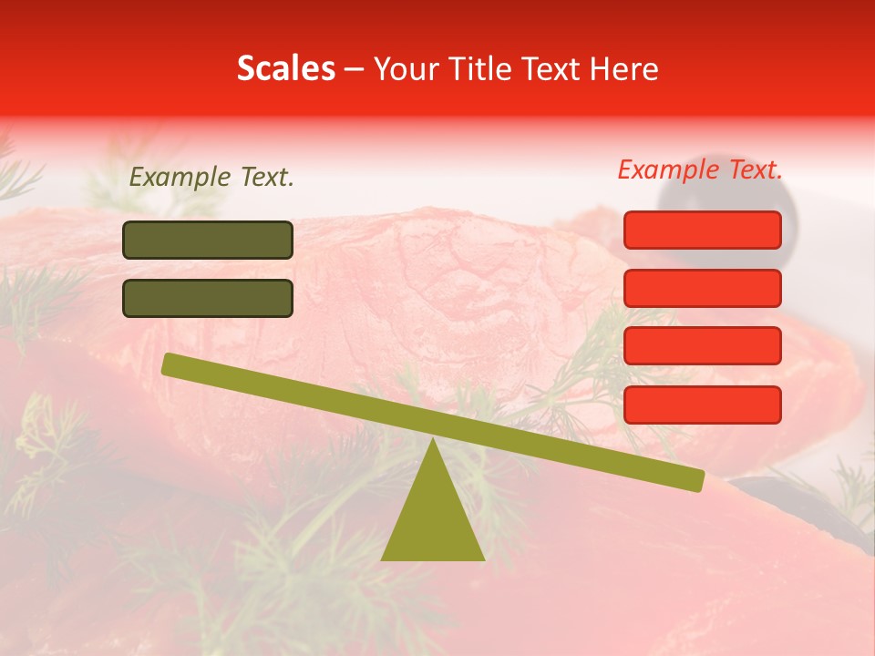 Seafood Object Refreshment PowerPoint Template