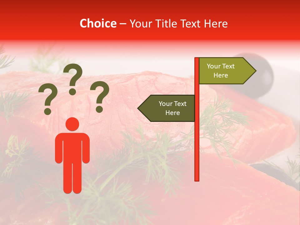 Seafood Object Refreshment PowerPoint Template