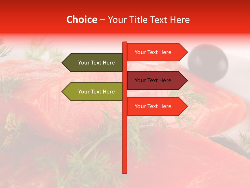 Seafood Object Refreshment PowerPoint Template