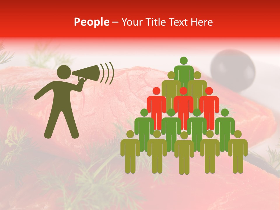 Seafood Object Refreshment PowerPoint Template