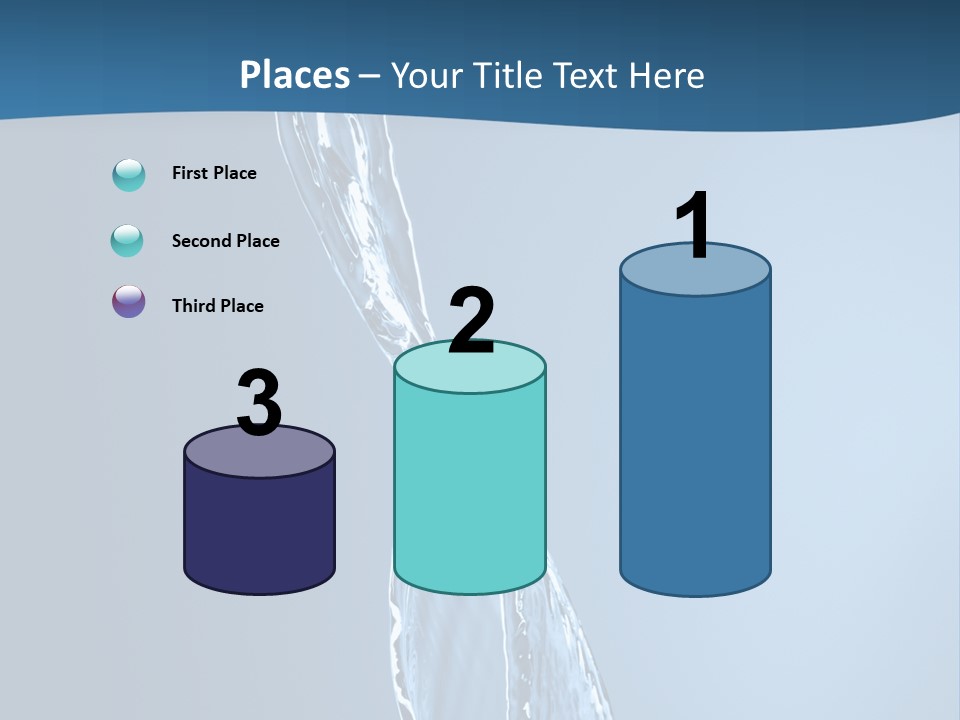 Shot Fresh Blue PowerPoint Template