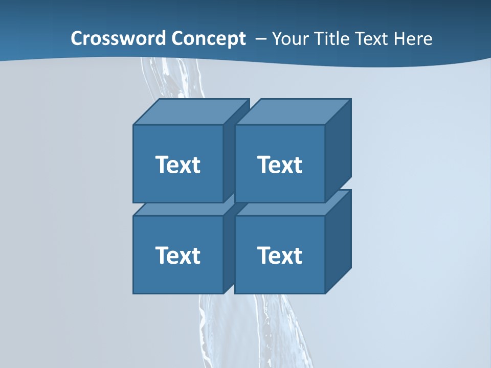 Shot Fresh Blue PowerPoint Template