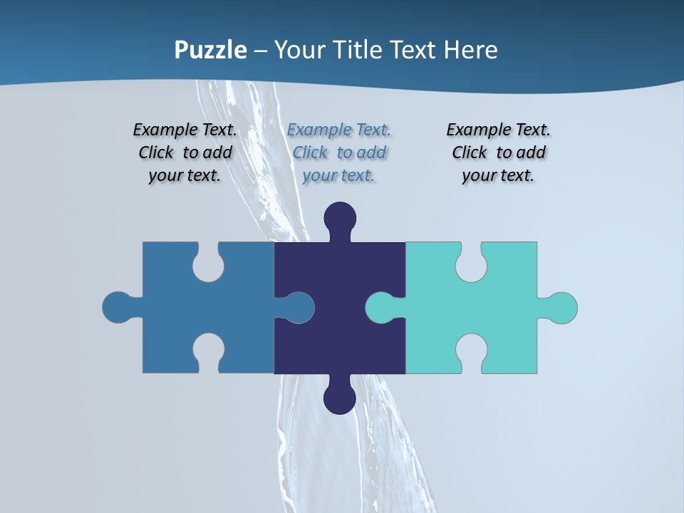 Shot Fresh Blue PowerPoint Template