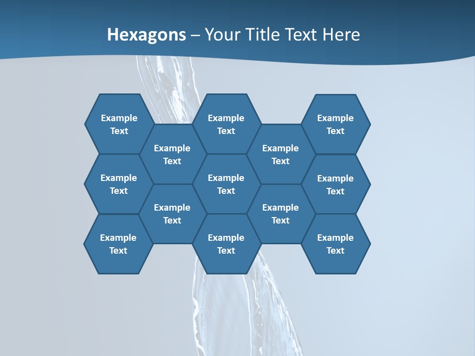 Shot Fresh Blue PowerPoint Template