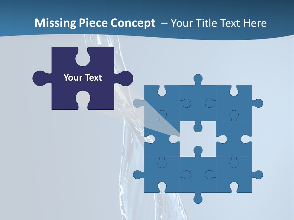 Shot Fresh Blue PowerPoint Template