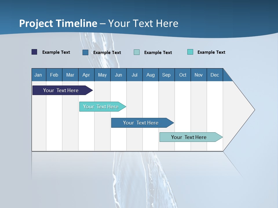Shot Fresh Blue PowerPoint Template