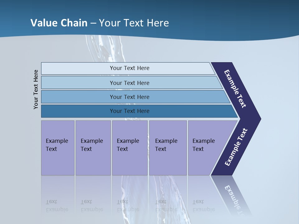 Shot Fresh Blue PowerPoint Template