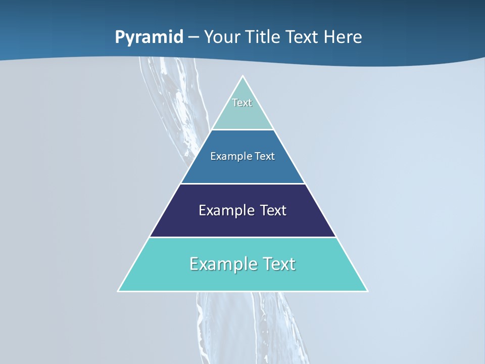 Shot Fresh Blue PowerPoint Template