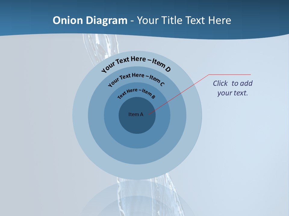 Shot Fresh Blue PowerPoint Template