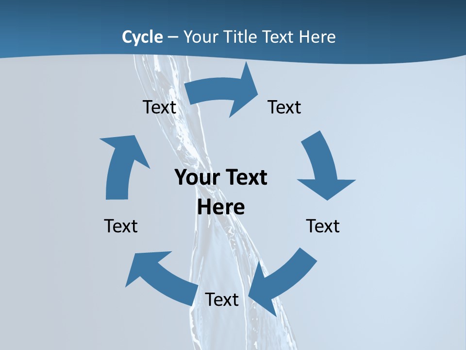 Shot Fresh Blue PowerPoint Template