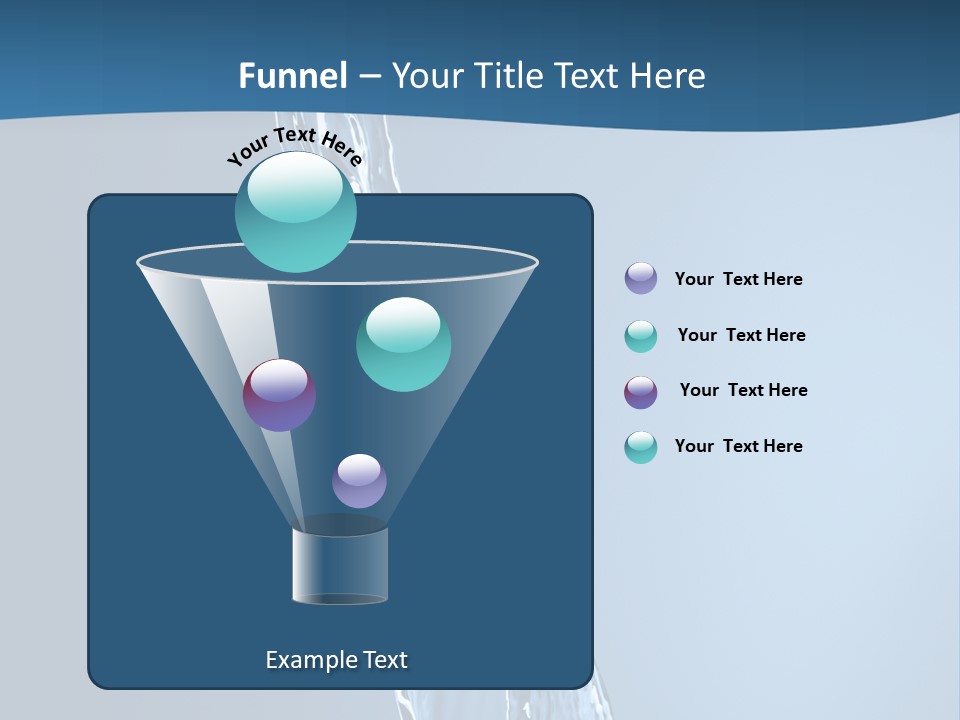 Shot Fresh Blue PowerPoint Template