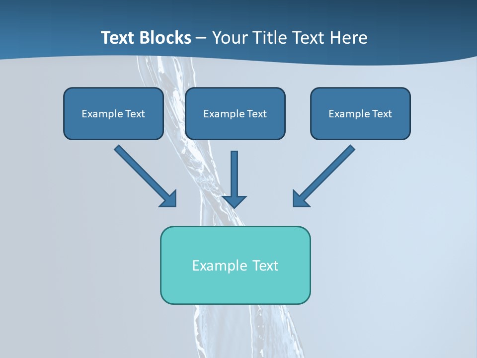 Shot Fresh Blue PowerPoint Template