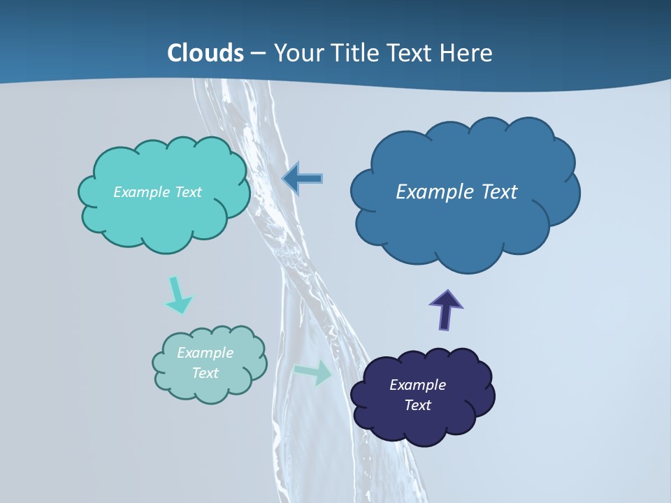 Shot Fresh Blue PowerPoint Template